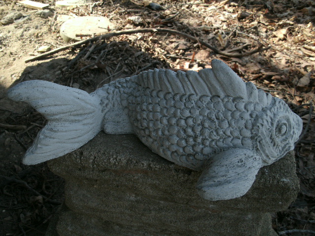 garden fish statues